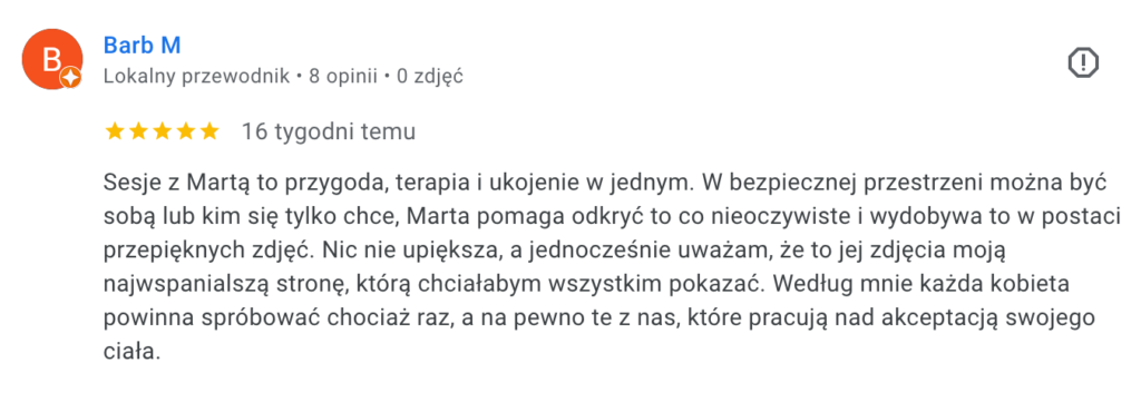 opinia o współpracy Marta Młot ART
