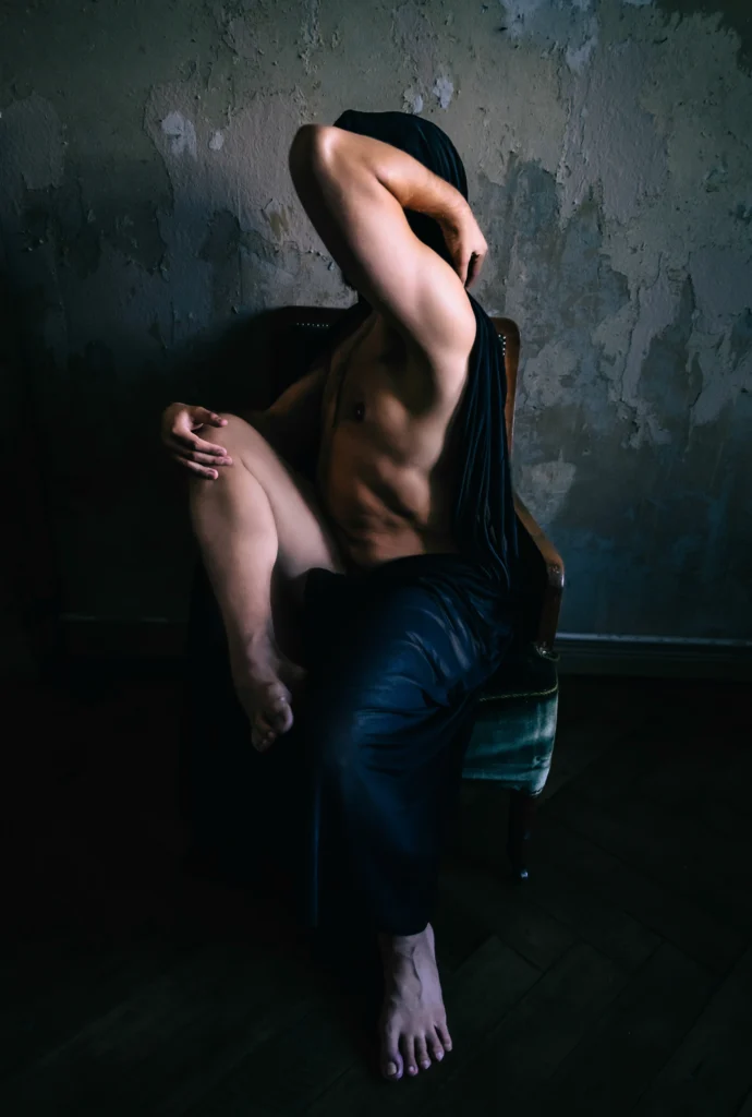 męski portret fashion