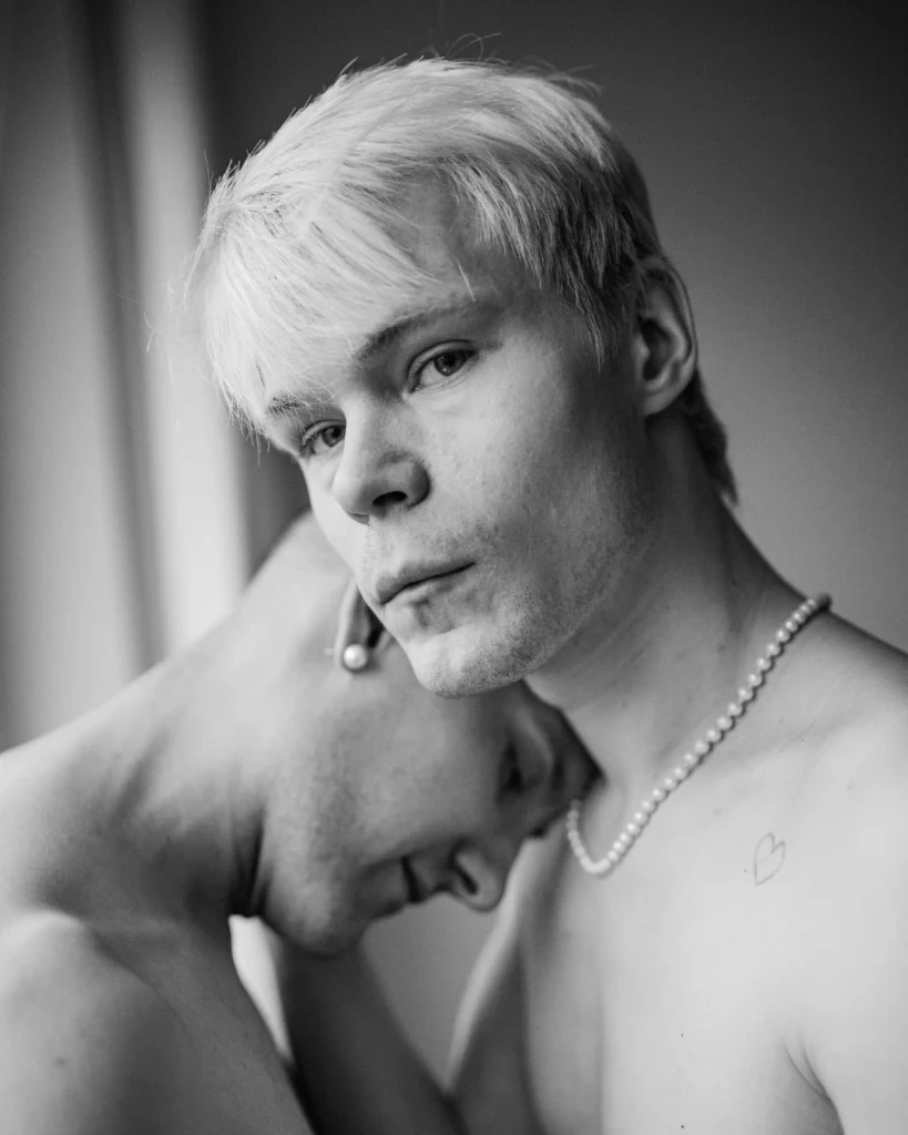 męski portret sensualny pary lgbt