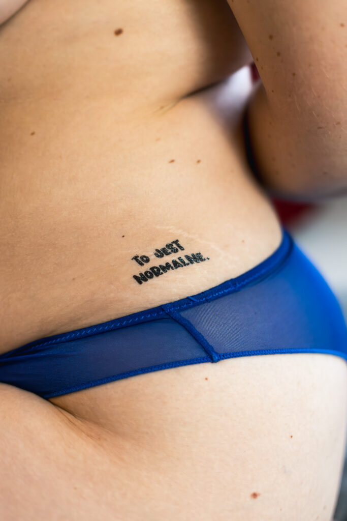 NIE JESTEM PO TO, BY WYGLĄDAĆ. Neuroróżnorodność, a ciało. 5 Olimpia Marta Mlot ART 4