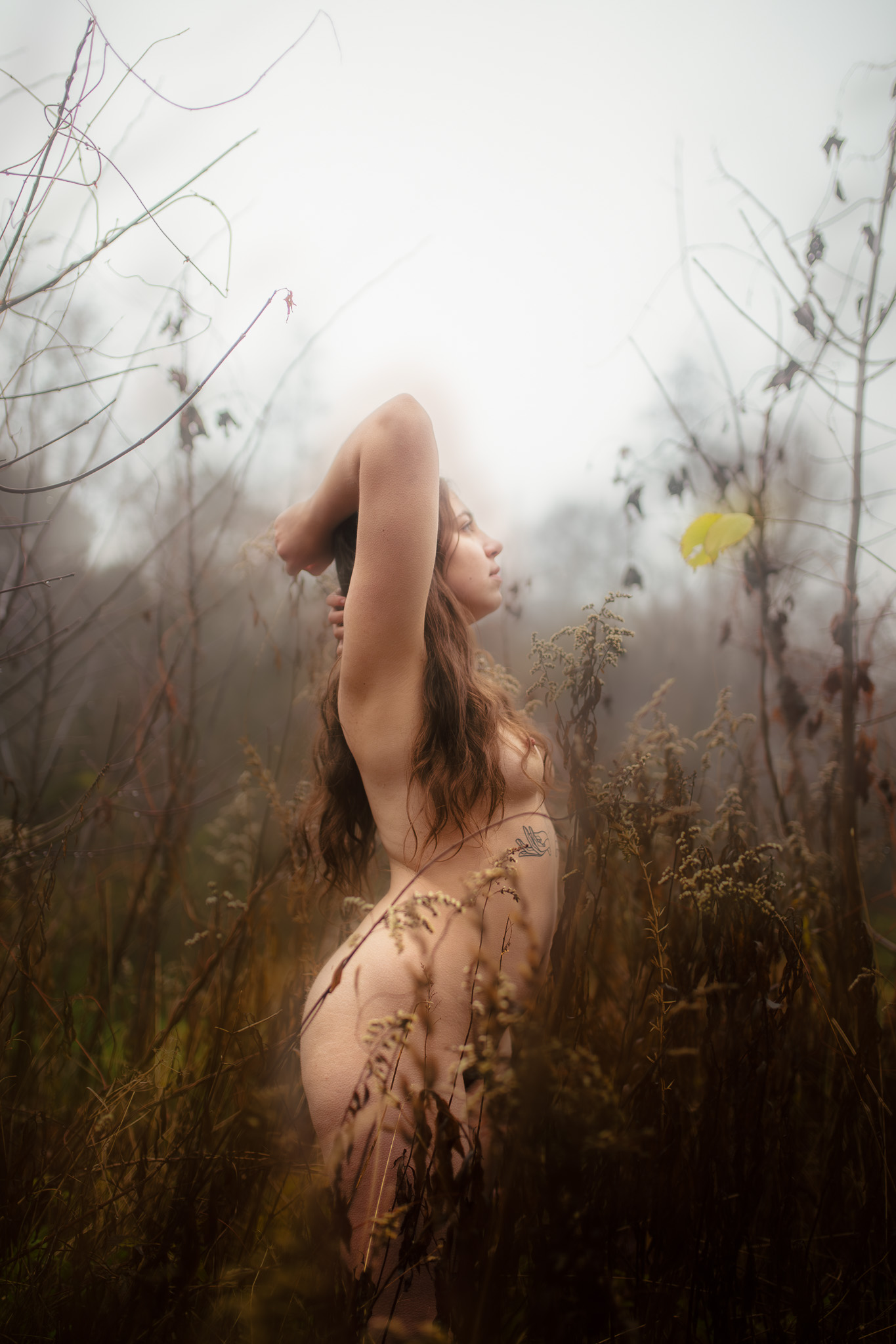 ciałożyczliwy portret jesienny kobiecy