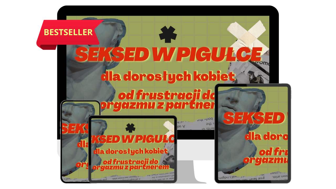 Bestseller: Edukacja seksualna dla kobiet w pigułce 1 mockup okładki kursu online