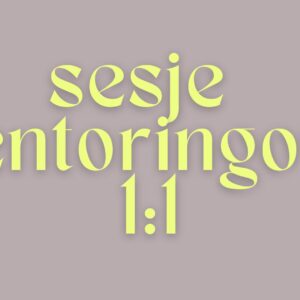 Pakiet 3 sesji mentoringowych 1:1 online