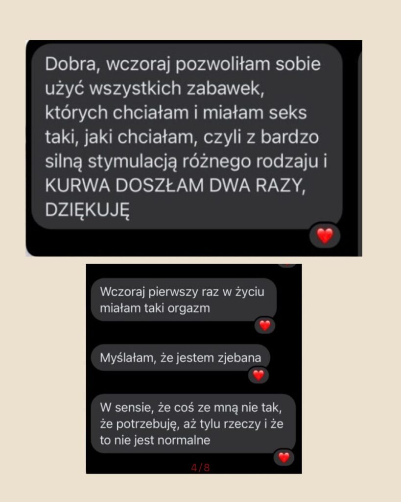 Za każdym razem kiedy czuję, że już nie wytrzymam, że muszę uciec ze swojego ciała - wiem, że to moment, w którym to kluczowe, żebym została. (3)