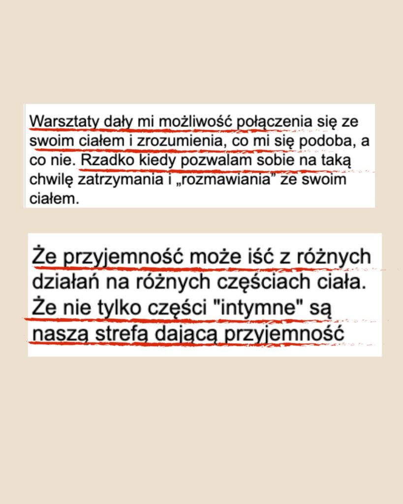 Za każdym razem kiedy czuję, że już nie wytrzymam, że muszę uciec ze swojego ciała - wiem, że to moment, w którym to kluczowe, żebym została. (4)
